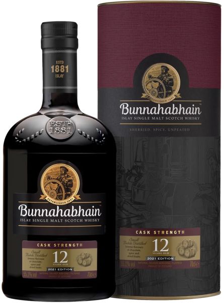 Bunnahabhain 12 Jahre Cask Strength 2021 55,1% vol.