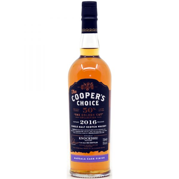 Knockdhu 2016/2025 Marsala Cask Cooper&#039;s Choice Golden Cut 50% vol.