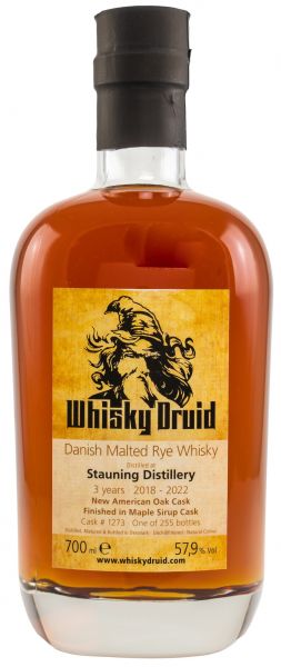 Stauning Rye 2018/2021 Maple Sirup Single Cask Whisky Druid 57,9% vol.