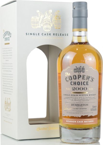 Dumbarton 20 Jahre 2000/2021 Cooper's Choice 56,5% vol.