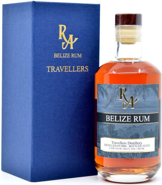 Belize (Travellers Distillery) 17 Jahre 2006/2023 Rum Artesanal Single Cask #80 60,8% vol.