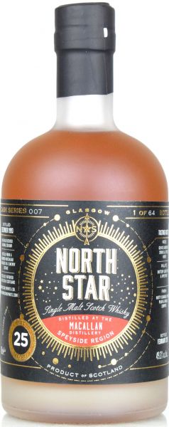 Macallan 25 Jahre 2006/2019 Sherry Cask North Star Spirits #007 49,2% vol.