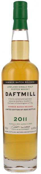 Daftmill 12 Jahre 2011/2023 Summer Batch Release 46% vol.