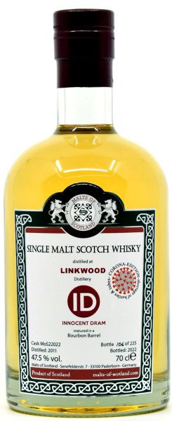 Linkwood 2011/2022 Malts of Scotland ID Serie 47,5% vol.