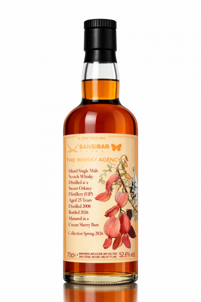 Secret Orkney (HP) 25 Jahre 2000/2026 Sansibar &amp; The Whisky Agency Joint Bottling 52,6% vol.
