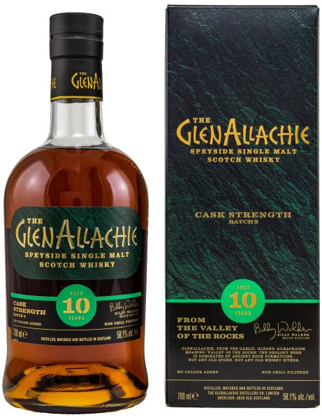 Glenallachie 10 Jahre Cask Strength Batch #9 58,1% vol.