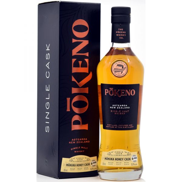 Pōkeno 2021/2025 Manuka Honey Single Cask for The Liquid Madness 55,1% vol.