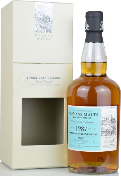 Bunnahabhain 31 Jahre 1987 Wemyss Heather & Leather 41,7% vol.