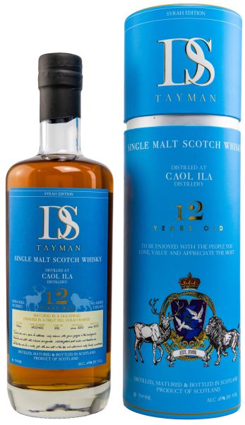 Caol Ila 12 Jahre 2010/2022 1st Syrah Cask #1800483 DS Tayman 46% vol.