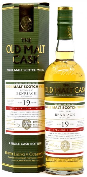 Benriach 19 Jahre 2001/2022 Hunter Laing Old Malt Cask 50% vol.