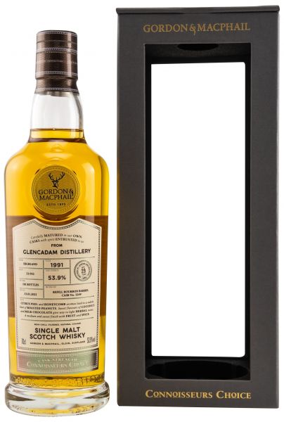 Glencadam 29 Jahre 1991/2021 Gordon & MacPhail Cask Strength 53,9% vol.