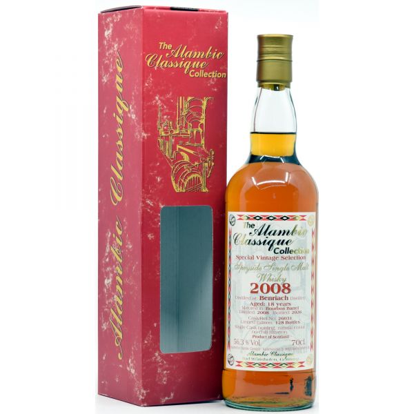 Benriach 18 Jahre 2008/2026 Alambic Classique 56,3% vol.