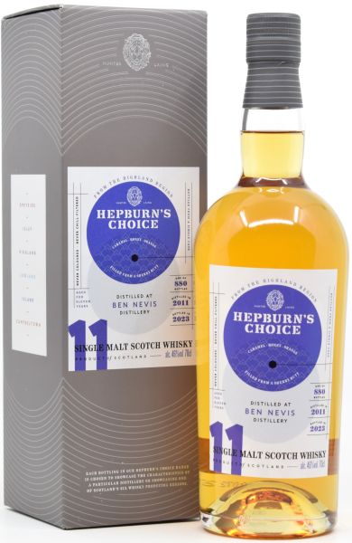 Ben Nevis 11 Jahre 2011/2023 Sherry Cask Hepburn&#039;s Choice 46% vol.