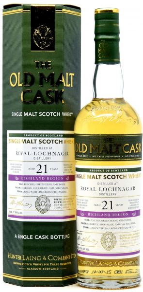 Royal Lochnagar 21 Jahre 2000/2021 Hunter Laing Old Malt Cask 50% vol.