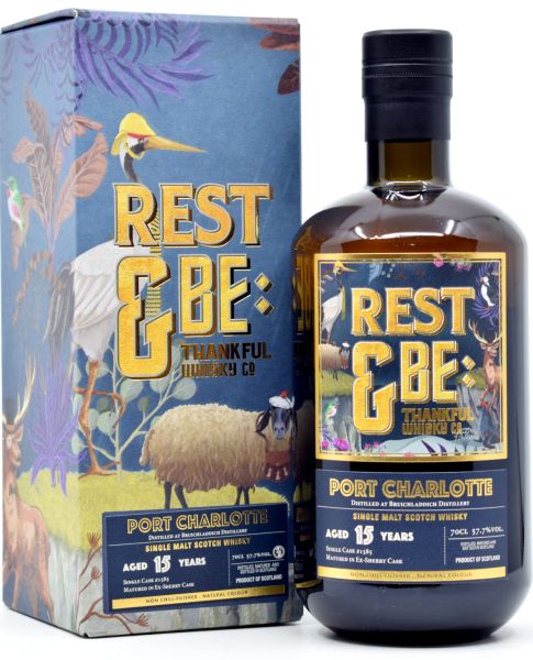 Port Charlotte 15 Jahre /2023 Sherry Cask #1585 Rest &amp; be Thankful 57,7% vol.