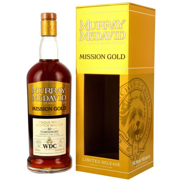 Tobermory 30 Jahre 1995/2025 French Oak Murray McDavid &amp; WDC 52,9% vol.