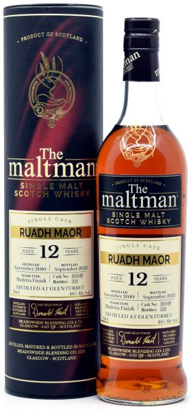 Ruadh Maor 12 Jahre 2010/2023 Madeira Cask The Maltman 46% vol.