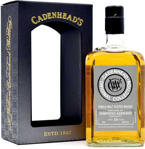 Tomintoul 14 Jahre Sherry Cask Cadenhead Original Collection 46% vol.