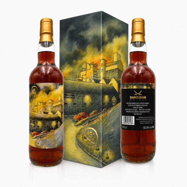 Tamdhu 20 Jahre 2006/2026 Sherry Cask Sansibar 15th Anniversary 53,2% vol.