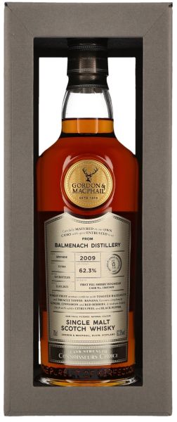 Balmenach 13 Jahre 2009/2023 Sherry Cask Gordon & MacPhail Cask Strength 62,3% vol.