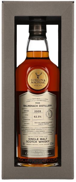 Balmenach 13 Jahre 2009/2023 Sherry Cask Gordon &amp; MacPhail Cask Strength 62,3% vol.