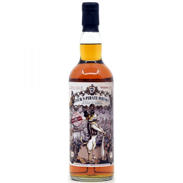 Jack's Pirate Triple Cask Bourbon, Sherry &amp; Brandy 30th Anniversary Jack Wiebers 49,2% vol.