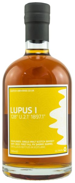 Lupus I 2011/2021 1st Fill PX Sherry Scotch Universe 54,5% vol.
