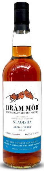Staoisha (Bunnahabhain) 11 Jahre 2013/2025 1st Fill White Port Dram Mor 54,7% vol.