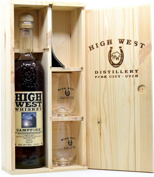 High West Campfire Whiskey 46% vol. Geschenkset