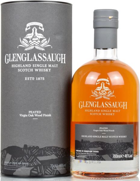 Glenglassaugh Peated Virgin Oak Wood Finish