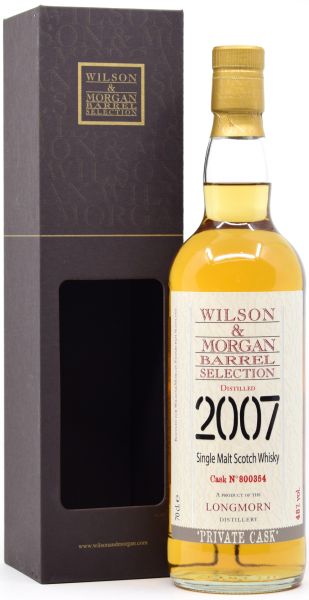 Longmorn 14 Jahre 2007/2022 Virgin Oak Wilson &amp; Morgan exclusive 48% vol.