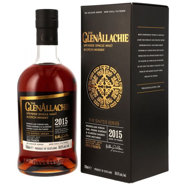 GlenAllachie 2015/2026 Sinteis Series IV Mongolian Virgin Oak, PX &amp; Oloroso Casks 58,5% vol
