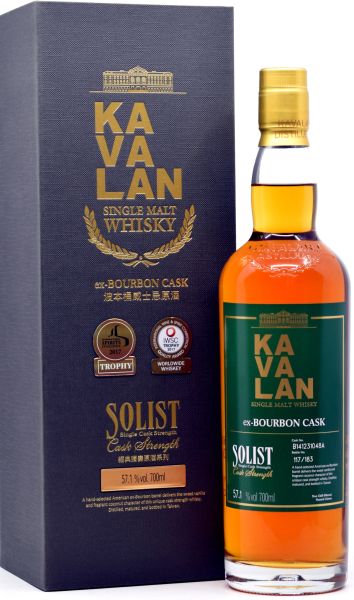 Kavalan Solist Bourbon Cask 57,1% vol.
