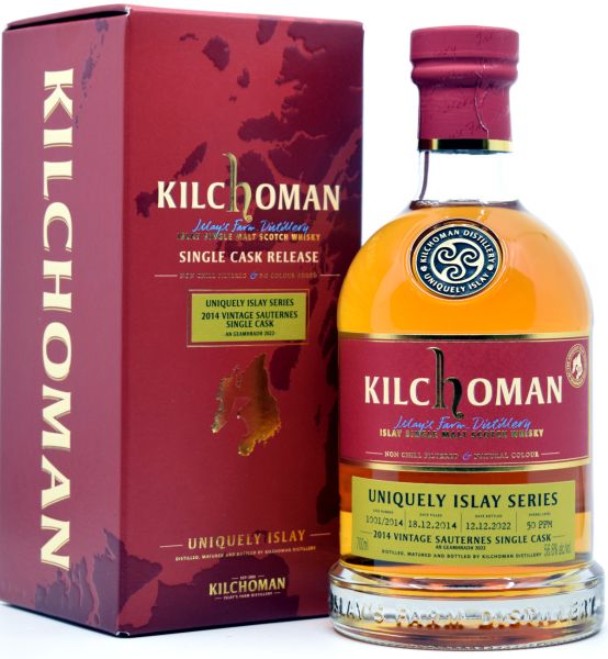 Kilchoman 2014/2022 Sauternes Cask Uniquely Islay An Geamhradh 56,8% vol.