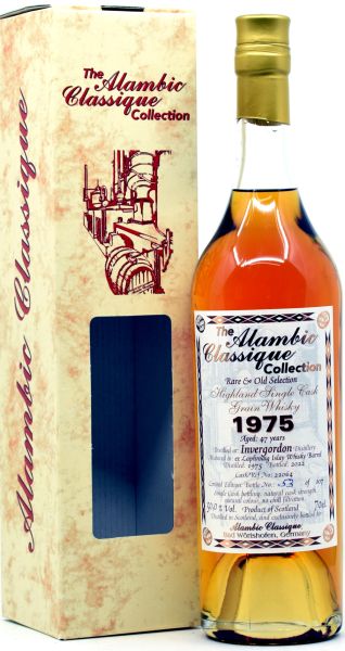 Invergordon 47 Jahre 1975/2022 Ex-Laphroaig Islay Barrel Alambic Classique 50% vol.