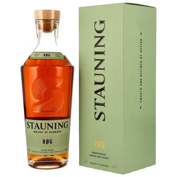 Stauning RØG Lightly Peated Double Malt Madeira Cask 43% vol..