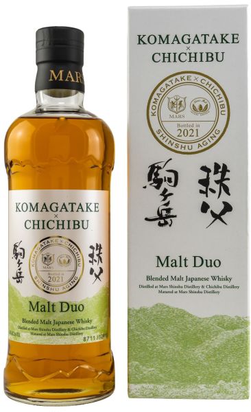 Mars Whisky Malt Duo 2021 Komagatake x Chichibu 54% vol.