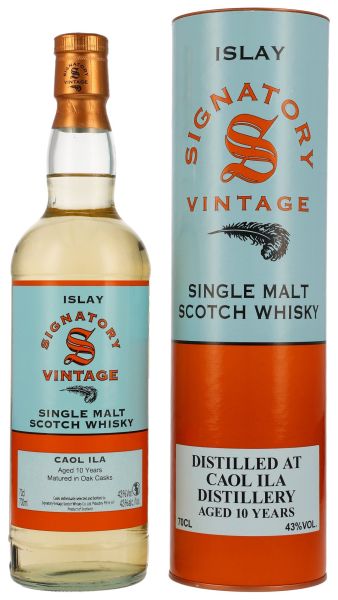 Caol Ila 10 Jahre 1998/ Signatory Vintage 43% vol.