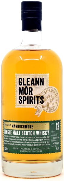 Mannochmore 12 Jahre 2008/2021 Gleann Mor 50% vol.