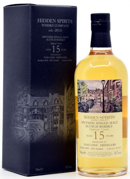Dailuaine 15 Jahre 2009/2025 Hidden Spirits Highproof 50,7% vol.