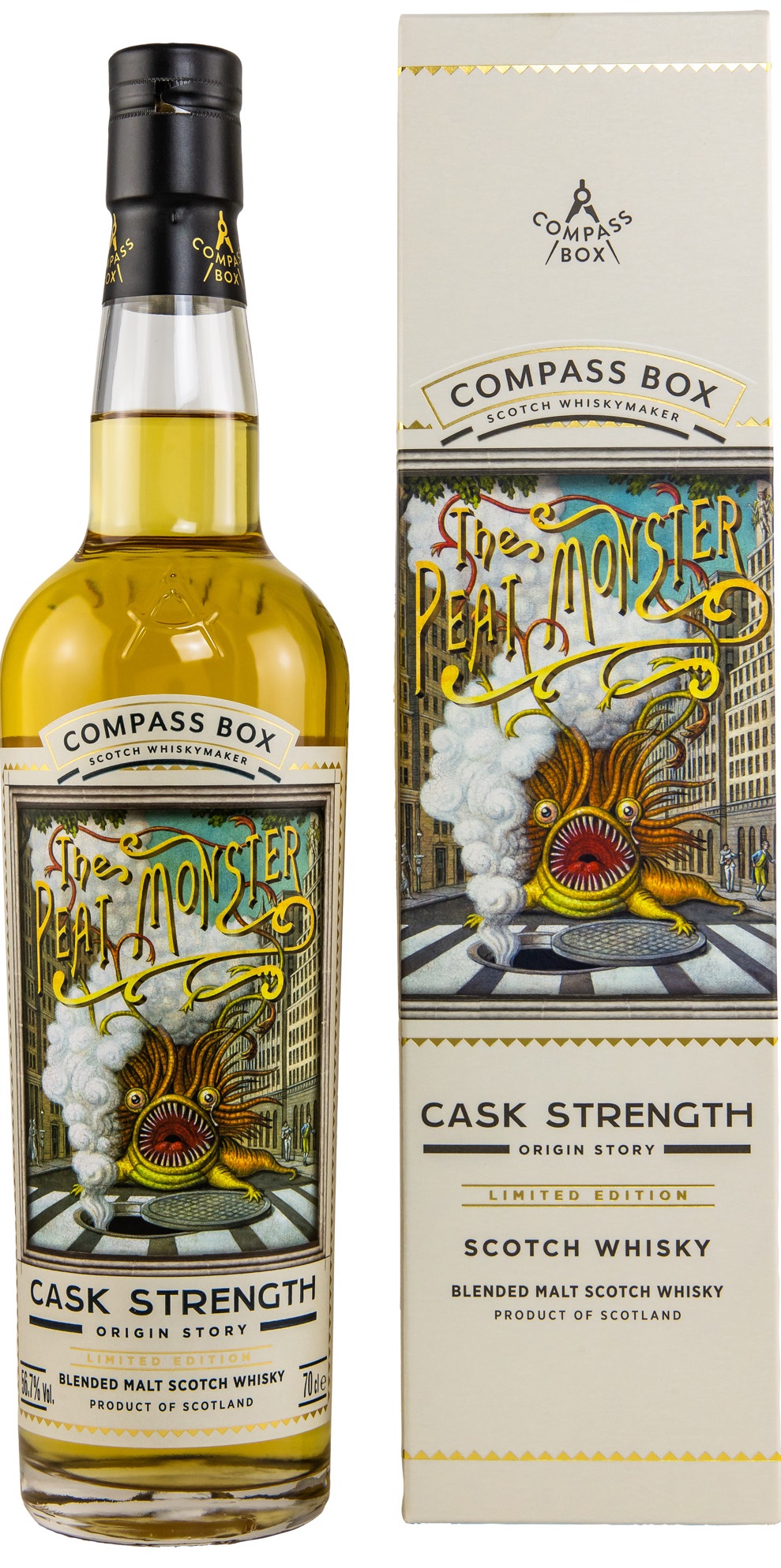 The Peat Monster Cask Strength Limited Edition Compass Box 56,7 vol