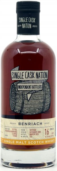 Benriach 16 Jahre 2008/2025 1st Fill PX Sherry Single Cask Nation 57,5% vol.