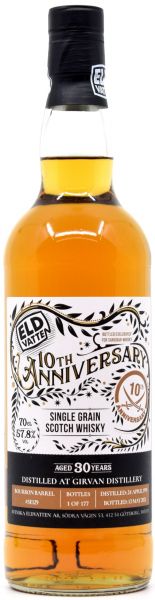 Girvan 30 Jahre 1991/2021 Svenska Eldvatten for Sansibar 10th Anniversary 57,8% vol.