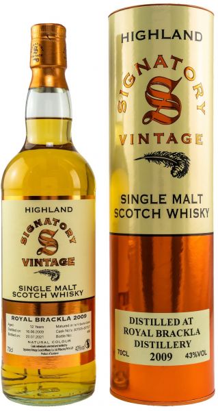 Royal Brackla 12 Jahre 2009/2021 Signatory Vintage Vintage #307025 & 307027 43% vol.