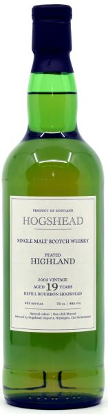 Highland Single Malt 19 Jahre 2003/2023 peated Hogshead Imports 48% vol.