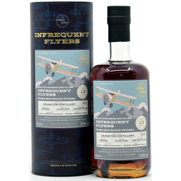 Deanston 13 Jahre 2012/2026 PX Sherry Cask Alistair Walker Infrequent Flyers 57,9% vol.
