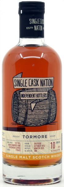 Tormore 10 Jahre 2014/2025 Charred Oak Single Cask Nation 57,2% vol.