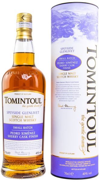 Tomintoul PX Sherry Cask Wood Finish Range