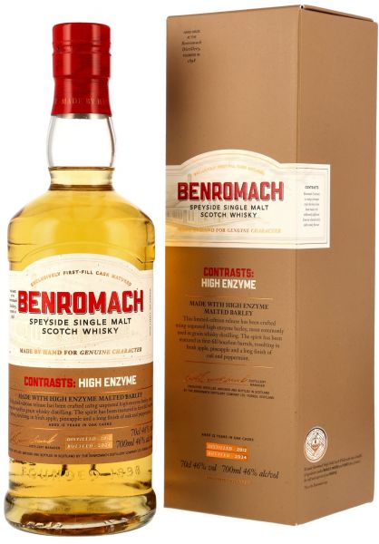 Benromach unpeated 2012/2024 Contrasts:High Enzyme 46% vol.