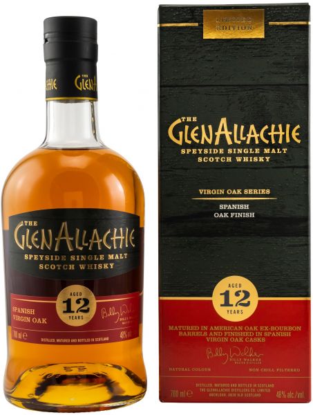 Glenallachie 12 Jahre Spanish Oak Finish Virgin Oak Series 48% vol.